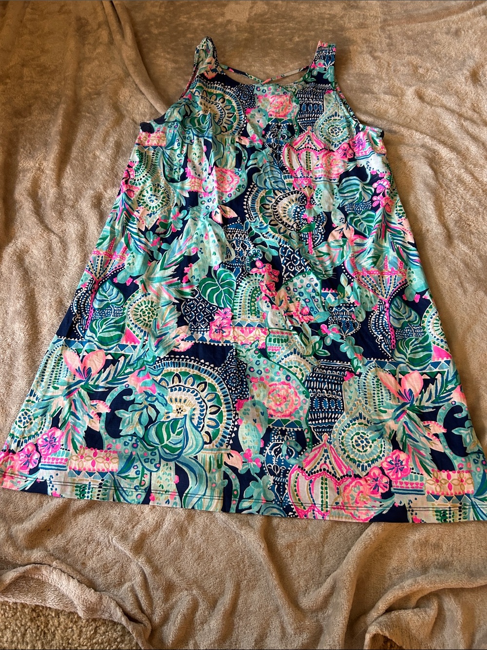 Lilly Pulitzer Kristen swing dress in multi lookin sharp